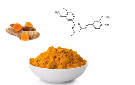 Biologisch zertifiziertes natürliches Curcuminpulver CAS NO 458-37-7 Pflanzenkurkuma-Wurzelextrakt