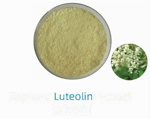 Natürlicher Pflanzenextrakt Luteolin 98% CAS NO 491-70-3 HPLC Anti-Viruspulver Luteolin